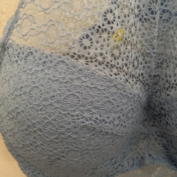 No Boundaries Blue lace front push-up bra - Picture 4 of 12